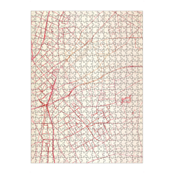 Puzzle Ravensburger "Mönchengladbach Deutschland II" artboxONE - Städte,Reise - Städte,Stadtkarte,Wasserfarbe - Bild städte