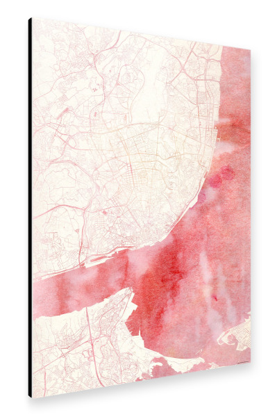Alu-Dibond "Lissabon Portugal I" 30x20 cm artboxONE