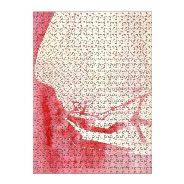 artboxONE Puzzle "Le-Havre Frankreich I" artboxONE - Städte,Reise - Städte,Stadtkarte,Wasserfarbe - Bild städte