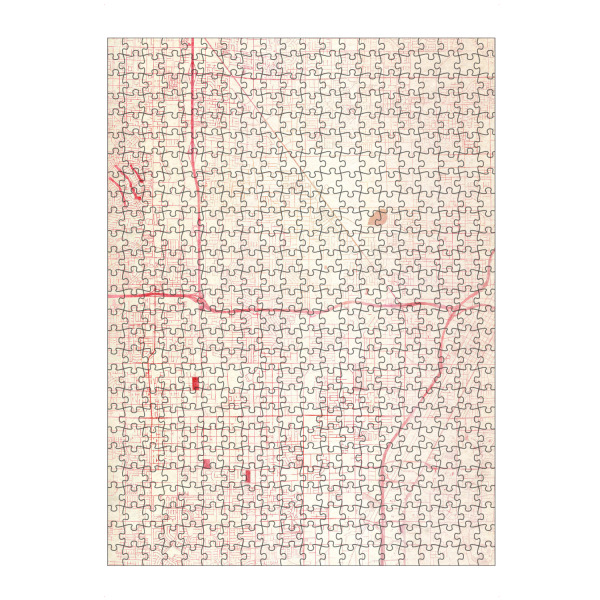 Puzzle Ravensburger "Las-Vegas USA II" artboxONE - Städte,Reise - Städte,Stadtkarte,Wasserfarbe - Bild städte