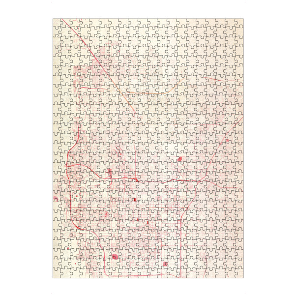 Puzzle Ravensburger "Las-Vegas USA I" artboxONE - Städte,Reise - Städte,Stadtkarte,Wasserfarbe - Bild städte