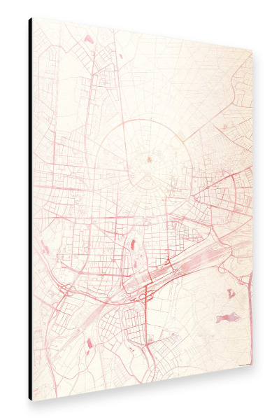 Alu-Dibond "Karlsruhe Deutschland I" 30x20 cm artboxONE