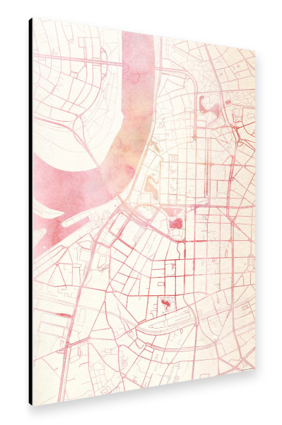 Alu-Dibond "Düsseldorf Deutschland II" 30x20 cm artboxONE