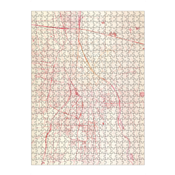 Puzzle Ravensburger "Augsburg Deutschland I" artboxONE - Städte,Reise - Städte,Stadtkarte,Wasserfarbe - Bild städte