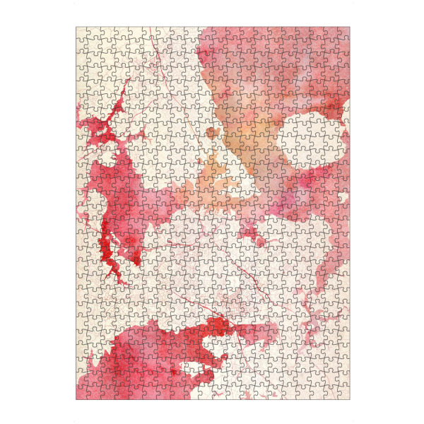 Puzzle Ravensburger "Auckland Neuseeland I" artboxONE - Städte,Reise - Städte,Stadtkarte,Wasserfarbe - Bild städte