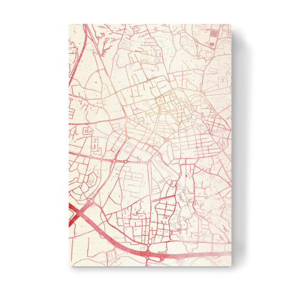 Leinwandbild "Aix-en-Provence Frankreich II" artboxONE - Städte,Reise - Städte,Stadtkarte,Wasserfarbe