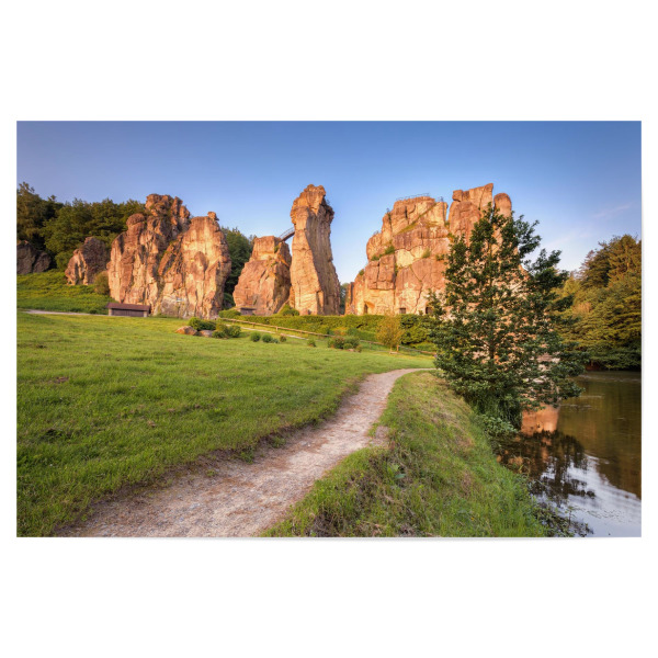 Poster "Externsteine im Morgenlicht" artboxONE - Natur,Reise