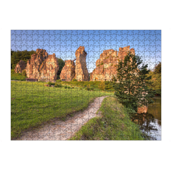 Puzzle Ravensburger "Externsteine im Morgenlicht" artboxONE - Natur,Reise