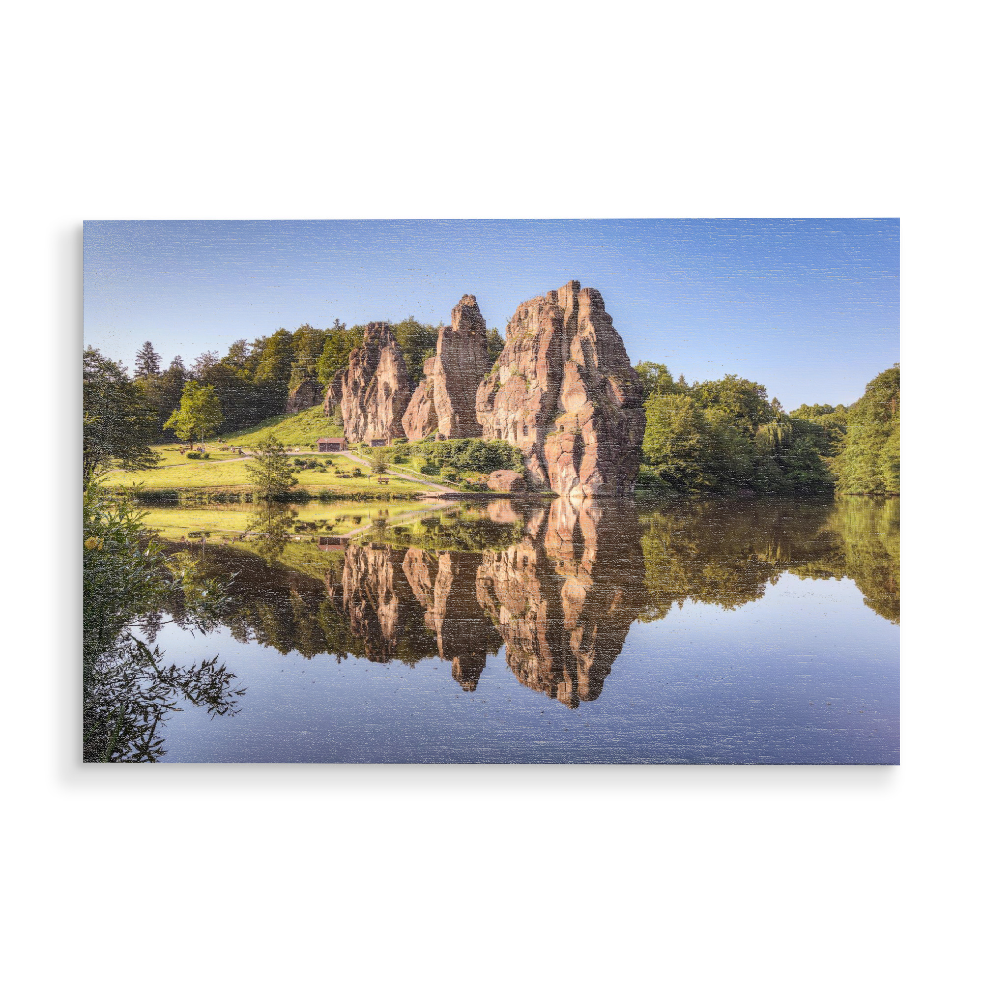 Holzbild "Externsteine" artboxONE - Natur,Reise