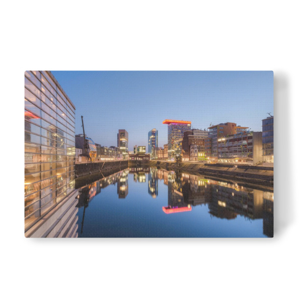 Leinwandbild "Düsseldorf Medienhafen" artboxONE - Städte,Reise,Architektur