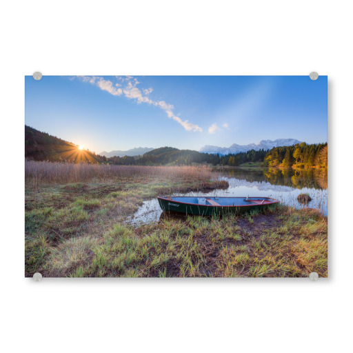 Sonnenaufgang am Geroldsee