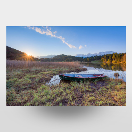 Sonnenaufgang am Geroldsee