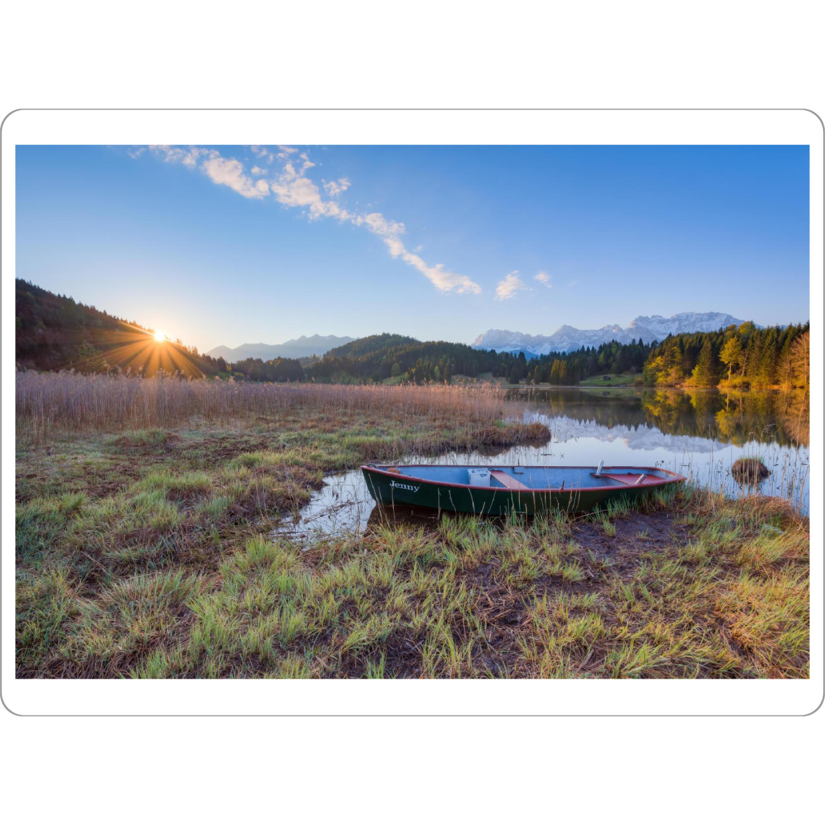 Tischset "Sonnenaufgang am Geroldsee" artboxONE - Natur,Reise