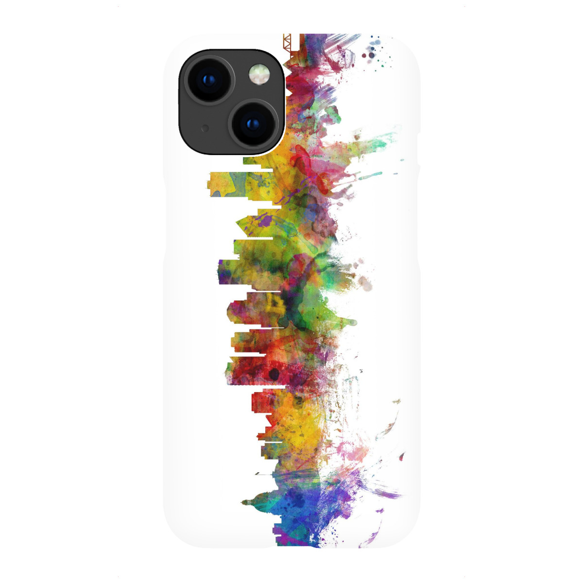 "Edmonton Canada Watercolor"für iPhone - Premium-Case Handyhülle artboxONE