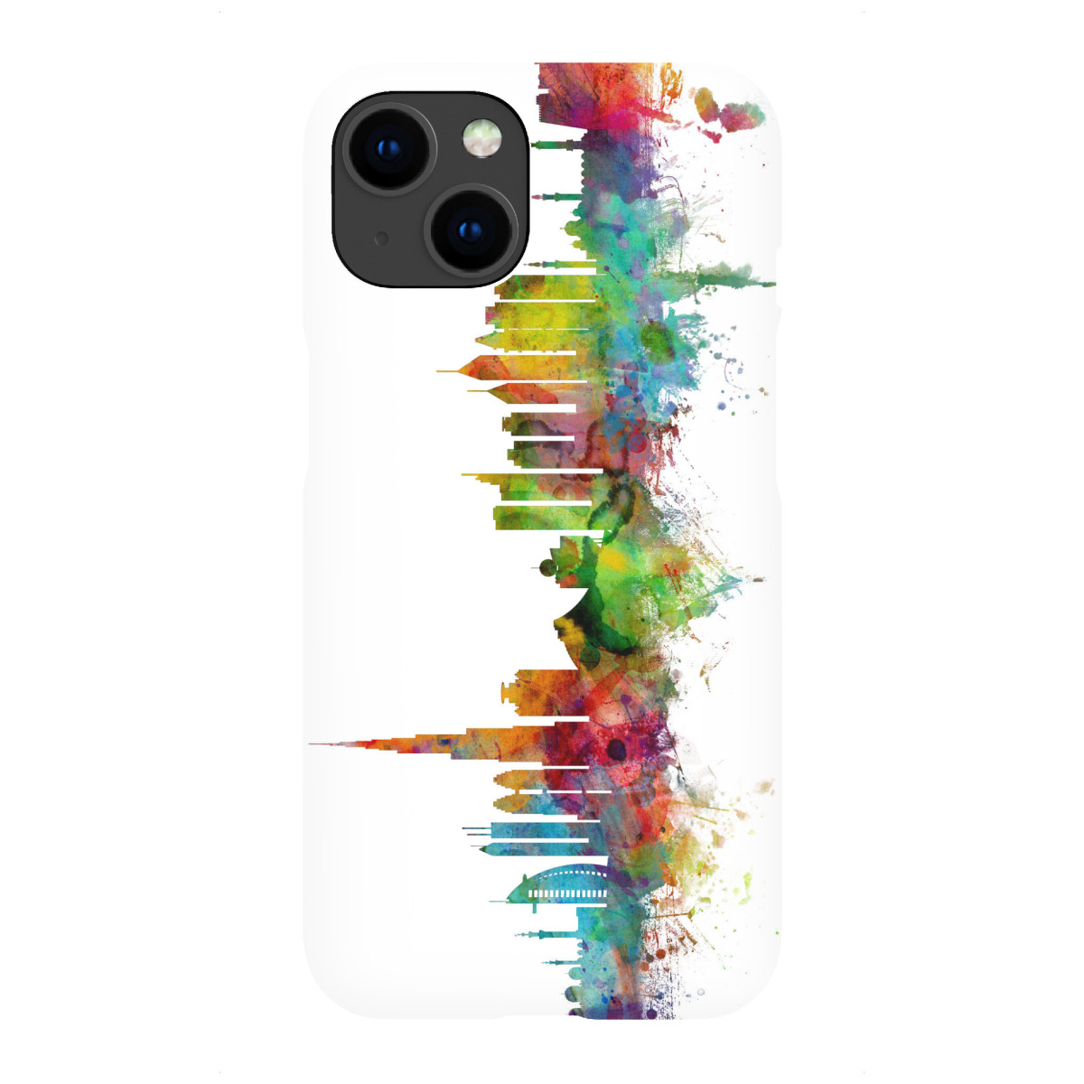 iPhone "Dubai Watercolor" Premium-Case Handyhülle artboxONE