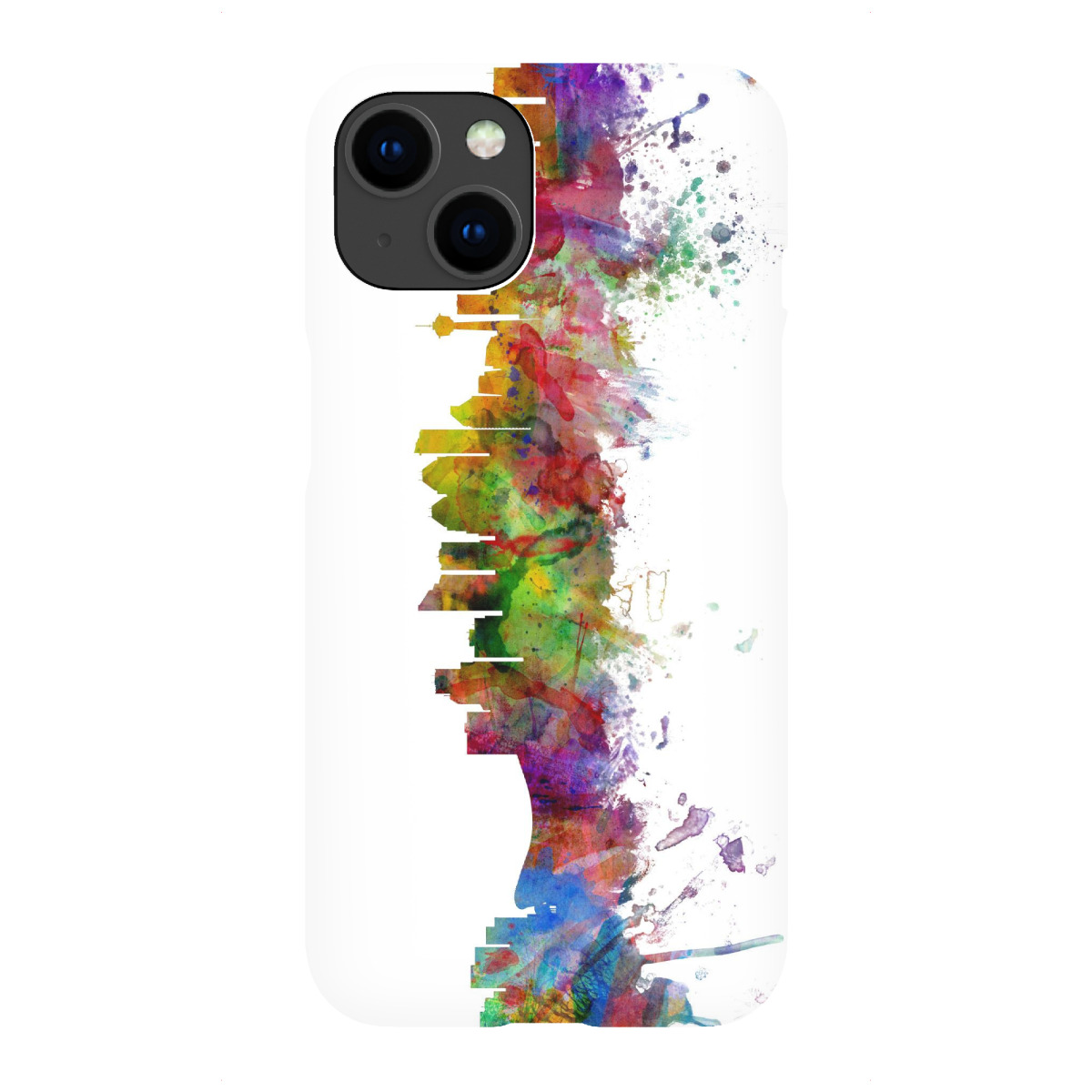 iPhone "Calgary Canada Watercolor" Premium-Case Handyhülle artboxONE