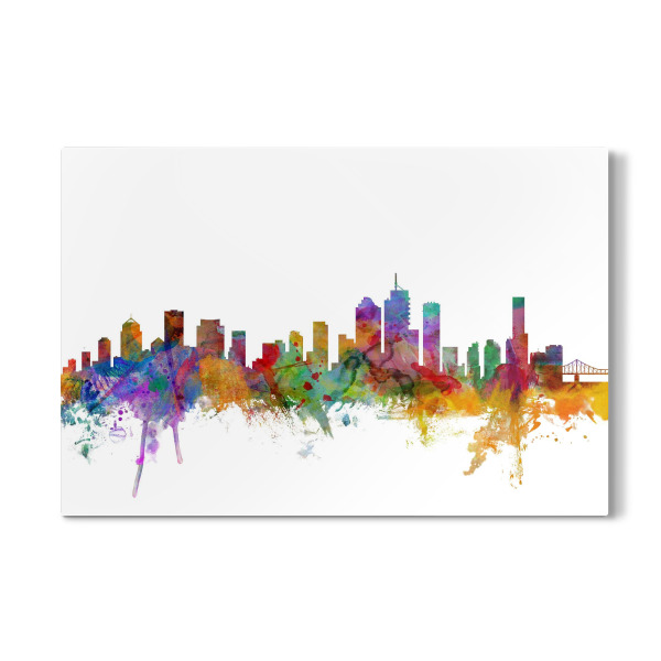 Galerie-Print "Brisbane Australia Watercolor" 30x20 cm artboxONE