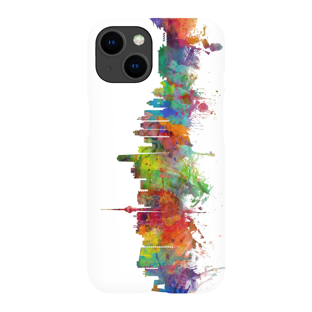 iPhone "Beijing China Watercolor" Premium-Case Handyhülle artboxONE