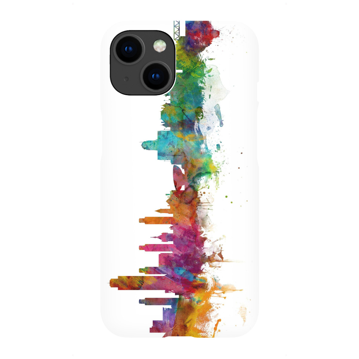 "Albany New York Watercolor"für iPhone - Premium-Case Handyhülle artboxONE