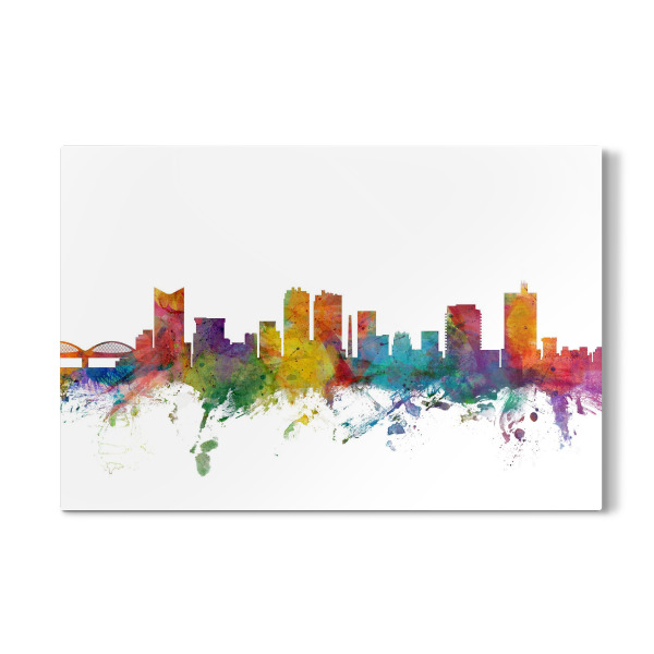 Galerie-Print "Fort Worth Texas Watercolor" 30x20 cm artboxONE