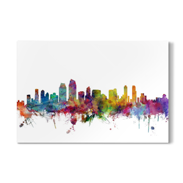 Galerie-Print "San Diego California Watercolor" 30x20 cm artboxONE