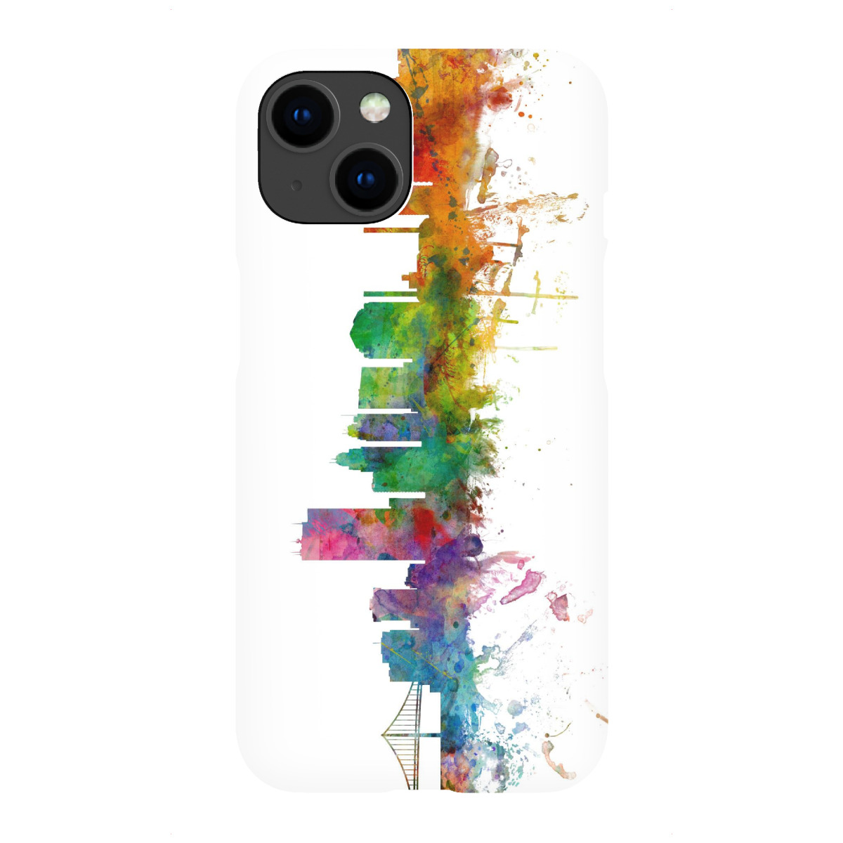 iPhone "Toledo Ohio Watercolor" Premium-Case Handyhülle artboxONE