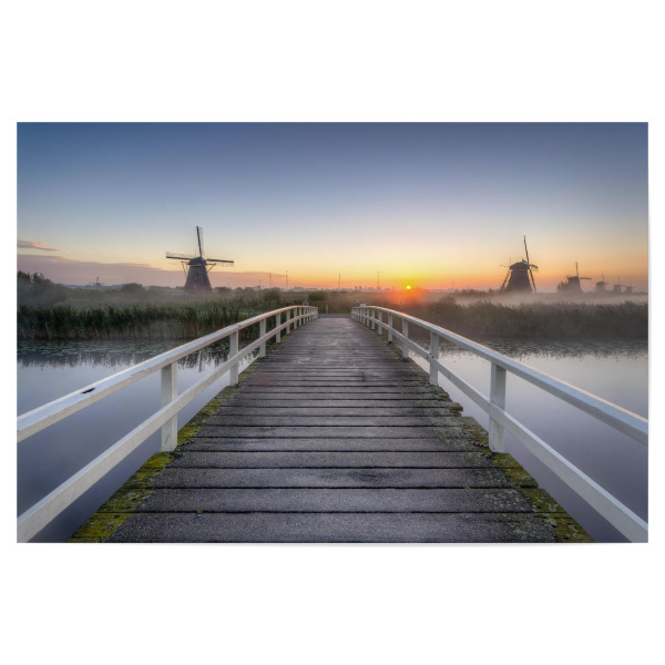 Poster "Windmühlen in Kinderdijk" artboxONE - Natur,Reise