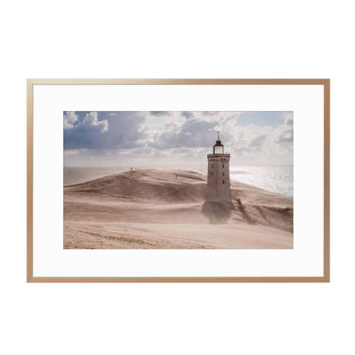 Sandstorm at the lighthouse