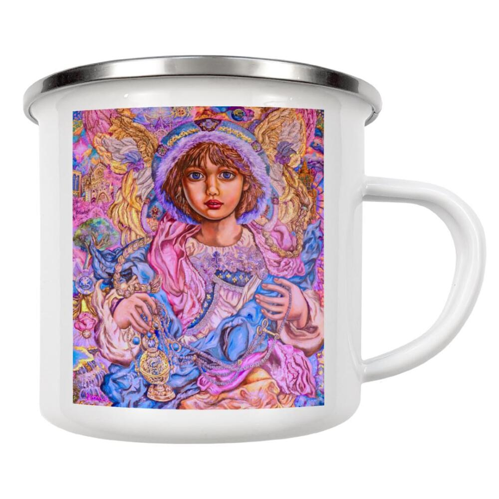 Emaille Tasse "Erzengel Chamuel bunt" artboxONE - Für Kinder,Weihnachten - Aechangel,Engel,Glück,Fantasie,Religion