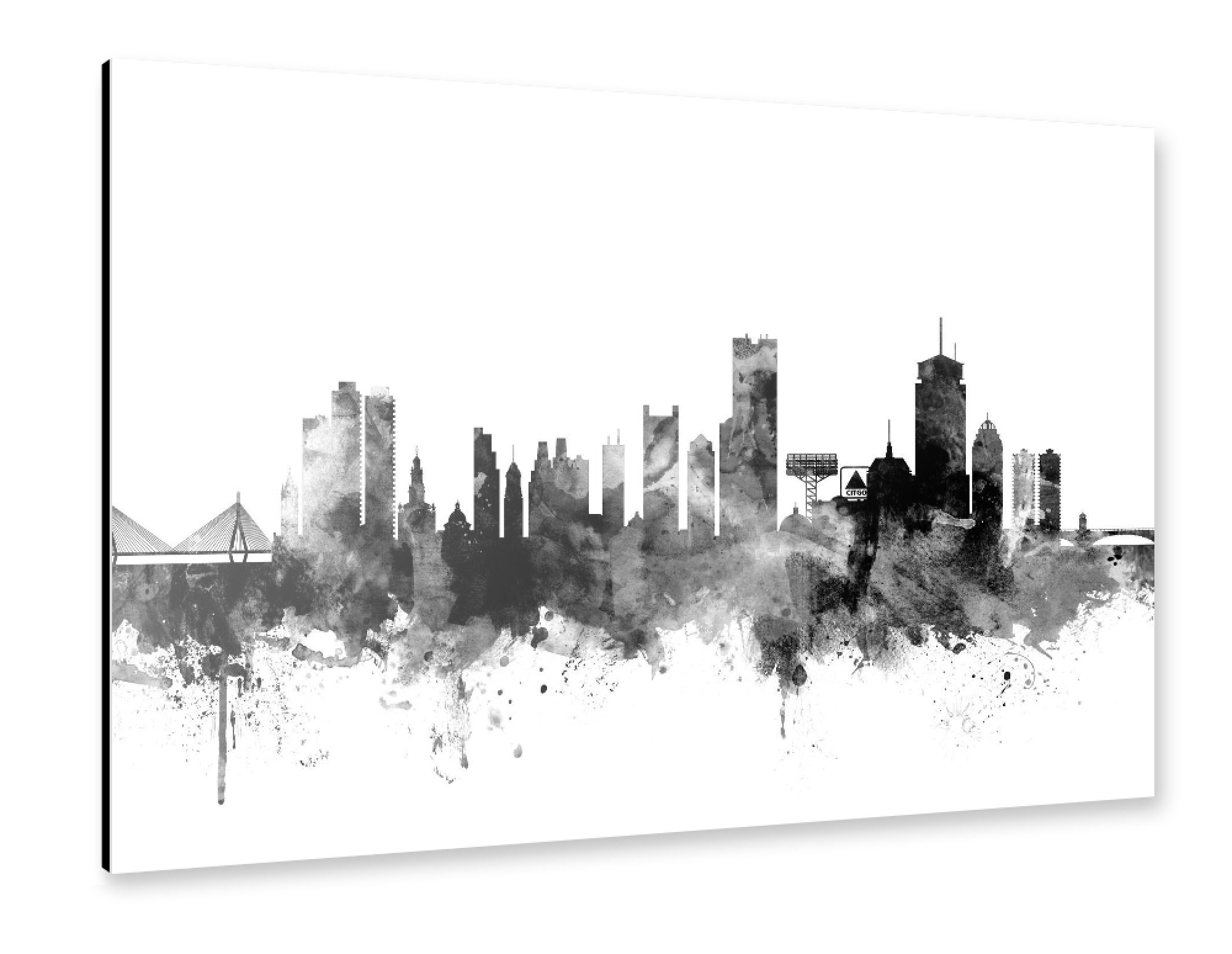 Alu-Dibond "Boston" 30x20 cm artboxONE