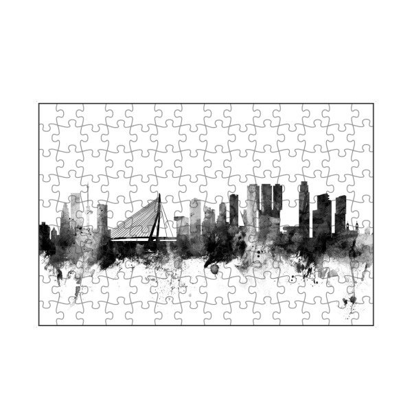 artboxONE Puzzle "Rotterdam" artboxONE - Städte,Reise,Schwarzweiß,Architektur