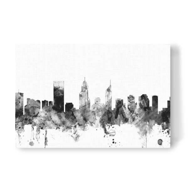 Leinwandbild "Perth Australia" artboxONE - Städte,Reise,Schwarzweiß,Architektur