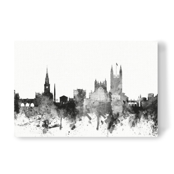 Leinwandbild "Bath England" artboxONE - Städte,Reise,Schwarzweiß,Architektur