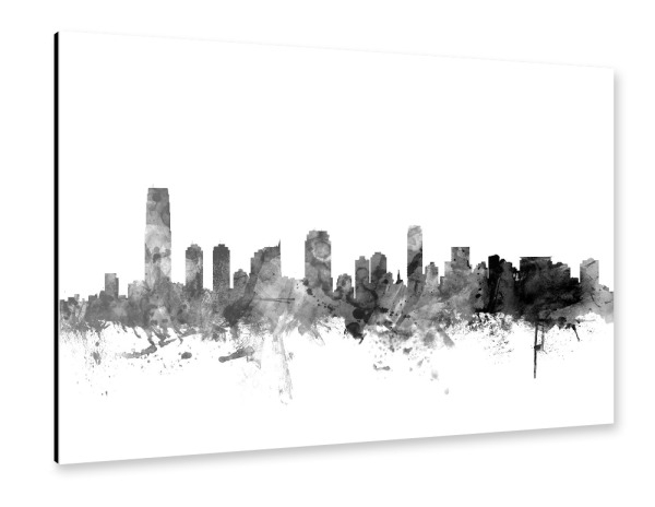 Alu-Dibond "Jersey City New Jersey" 30x20 cm artboxONE