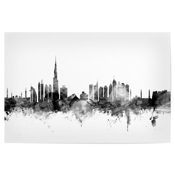 Poster "Dubai 2" artboxONE - Städte,Reise,Schwarzweiß,Architektur
