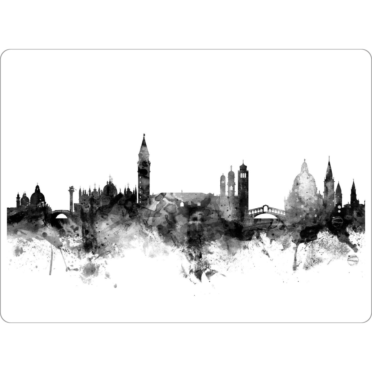 Tischset "Venice 2" artboxONE - Städte,Reise,Schwarzweiß,Architektur