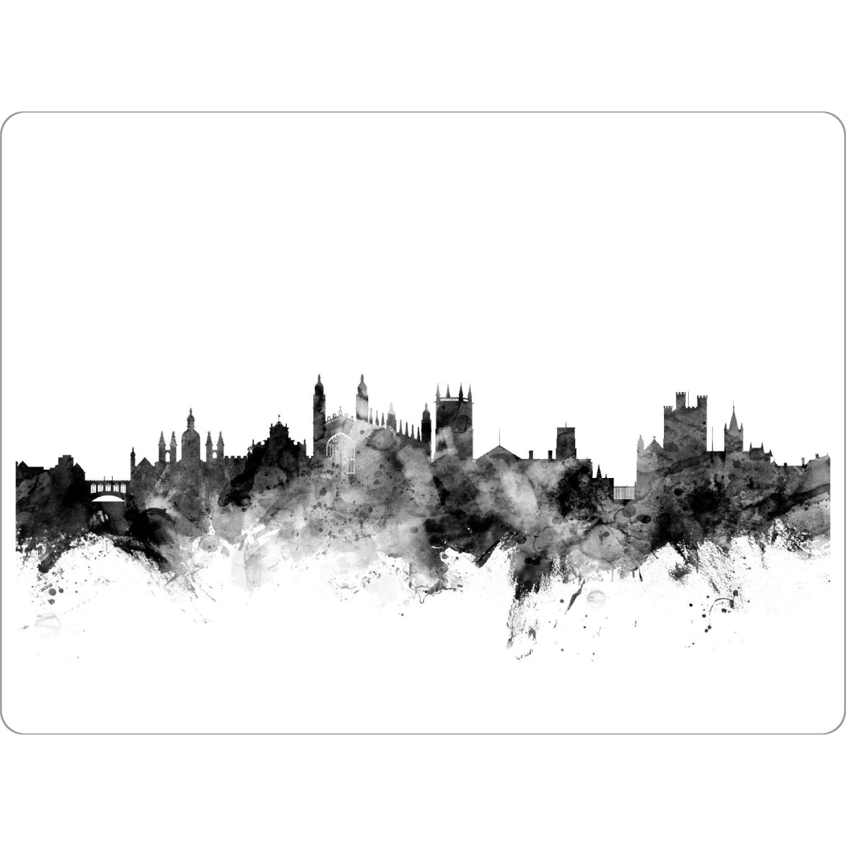 Tischset "Cambridge England" artboxONE - Städte,Reise,Schwarzweiß,Architektur