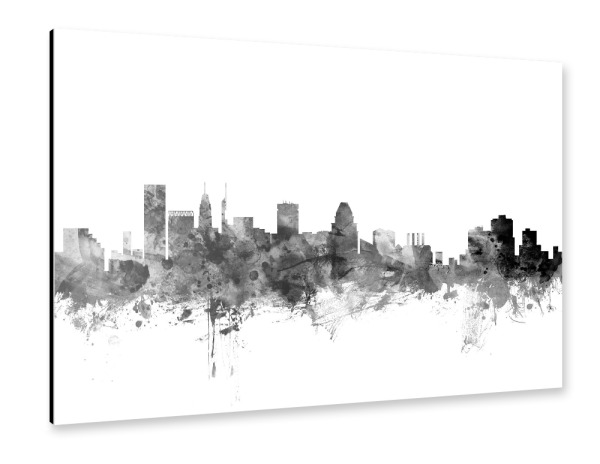 Alu-Dibond "Baltimore Maryland" 30x20 cm artboxONE