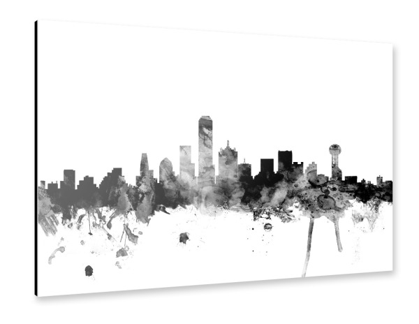 Alu-Dibond "Dallas Texas" 30x20 cm artboxONE