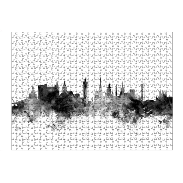 artboxONE Puzzle "Glasgow Scotland" artboxONE - Städte,Reise,Schwarzweiß,Architektur