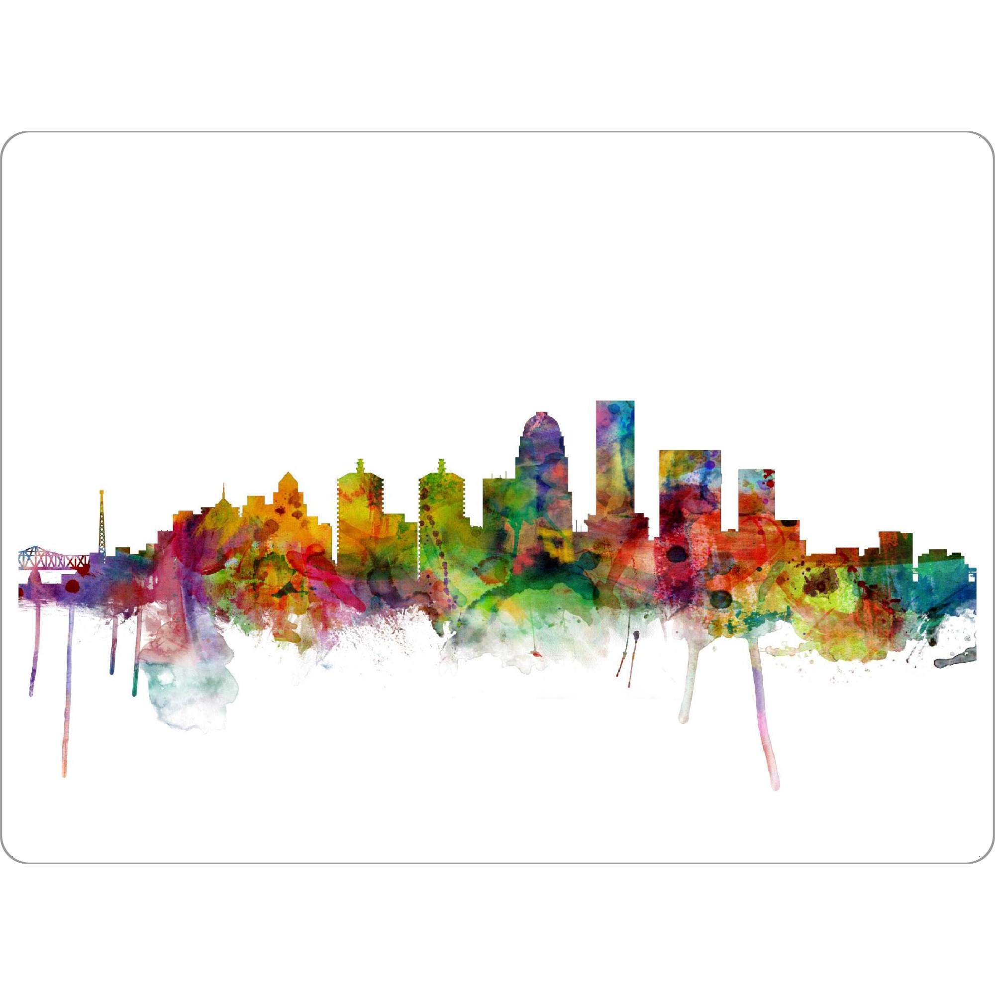 Tischset "Louisville Kentucky Watercolor" artboxONE - Städte,Reise,Architektur