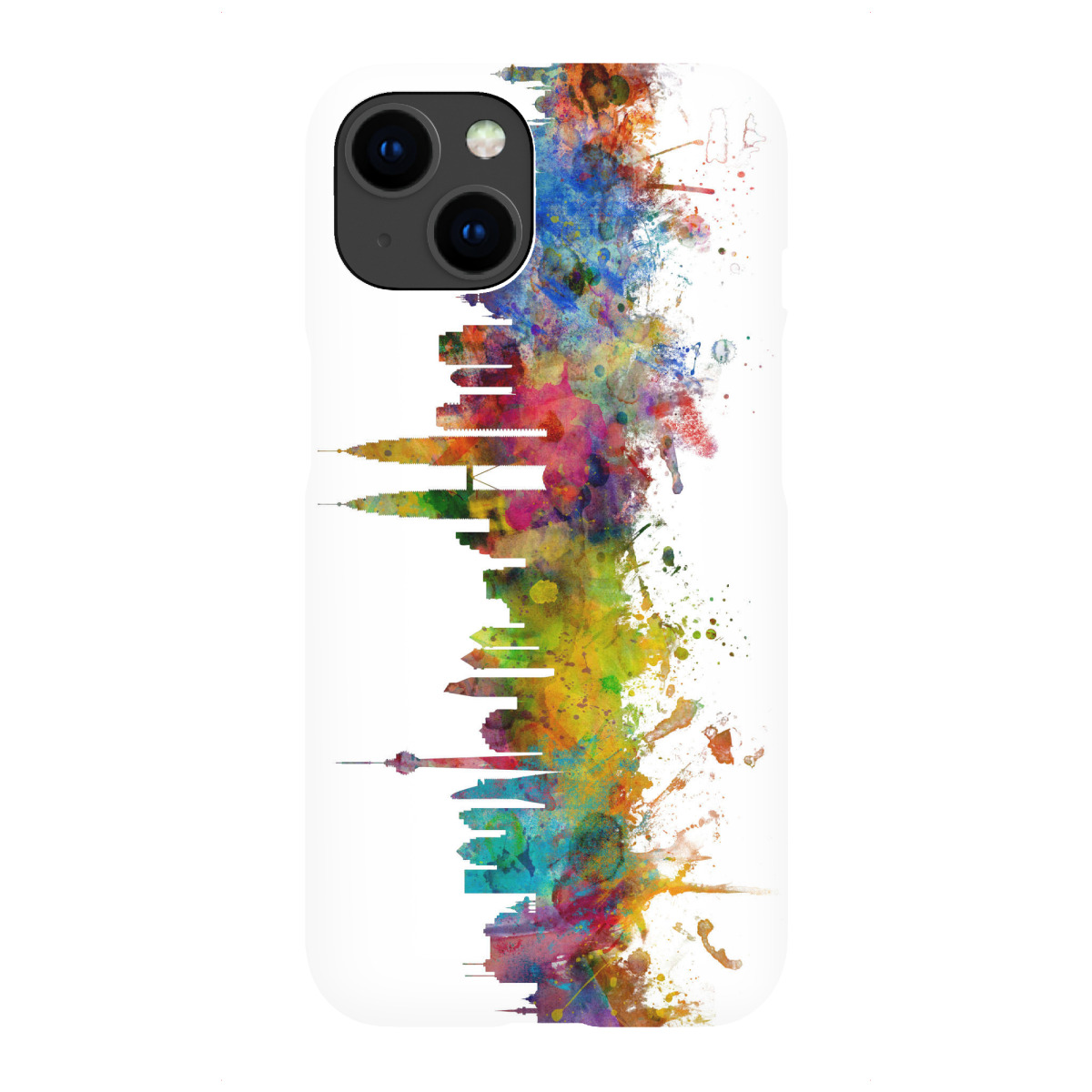 "Kuala Lumpur Malaysia Watercolor"für iPhone - Premium-Case Handyhülle artboxONE
