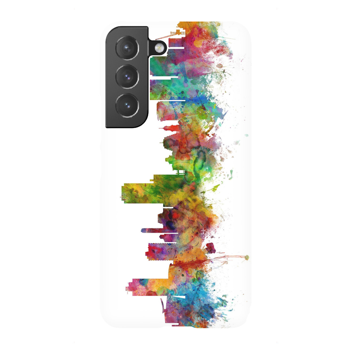 "Wellington New Zealand Watercolor"für Samsung Galaxy - Premium-Case Handyhülle artboxONE