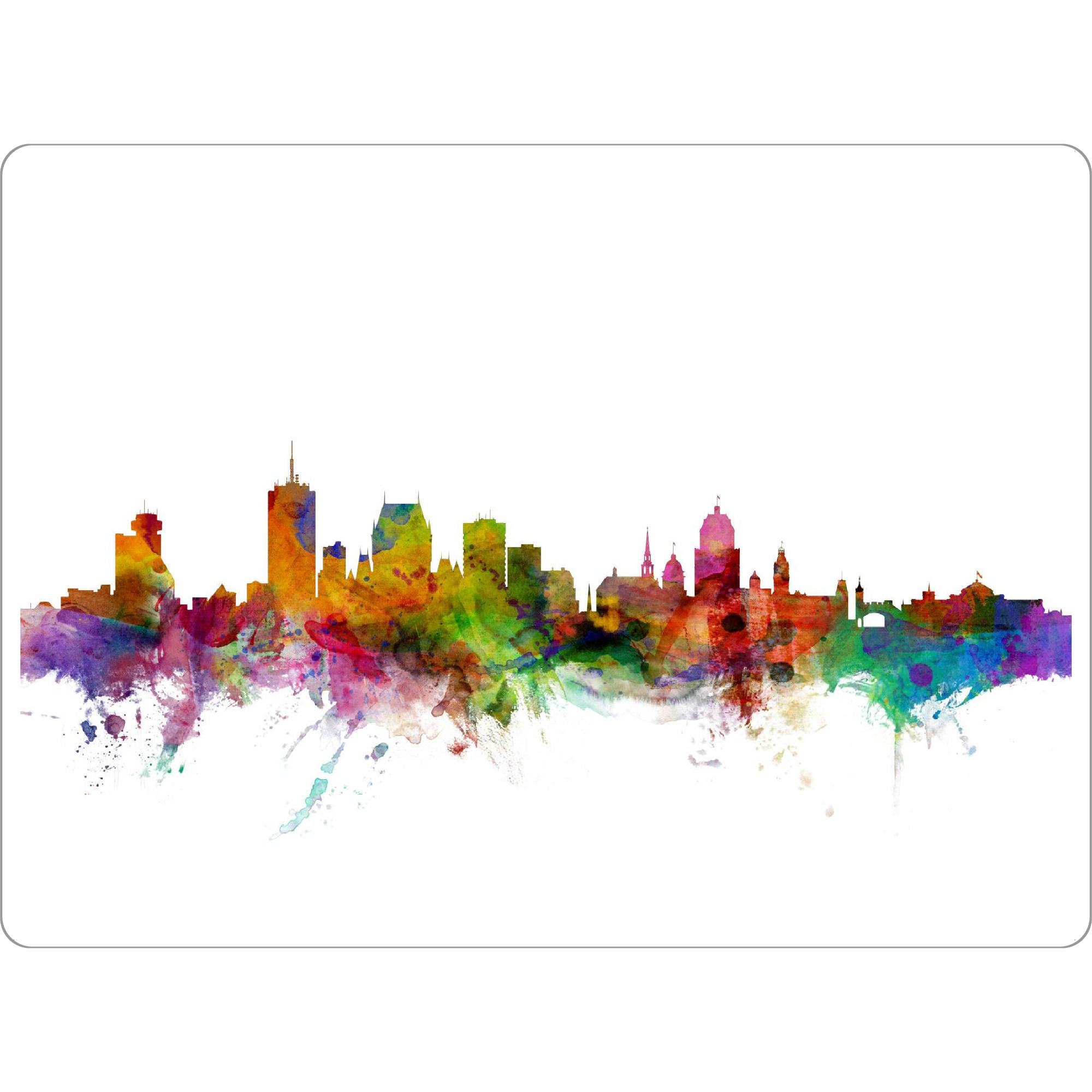 Tischset "Quebec Canada Watercolor" artboxONE - Städte,Reise,Architektur