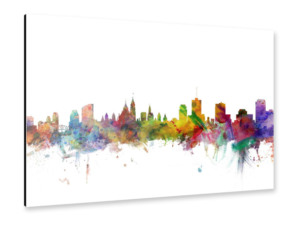 Alu-Dibond "Ottawa Canada Watercolor" 30x20 cm artboxONE
