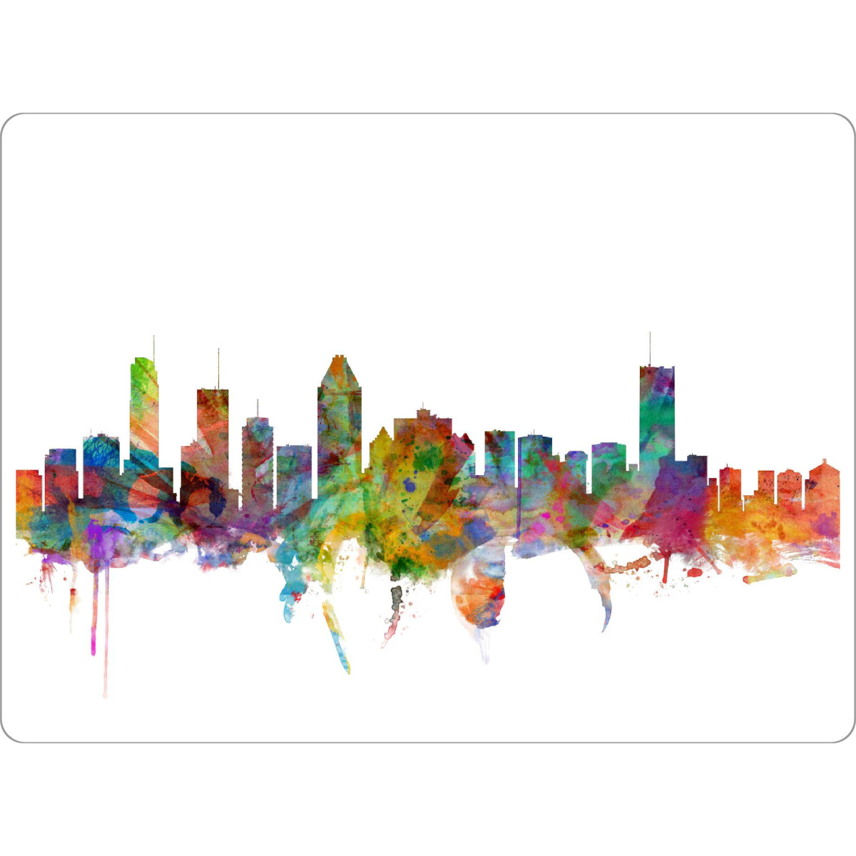 Tischset "Montreal Canada Watercolor" artboxONE - Städte,Reise,Architektur