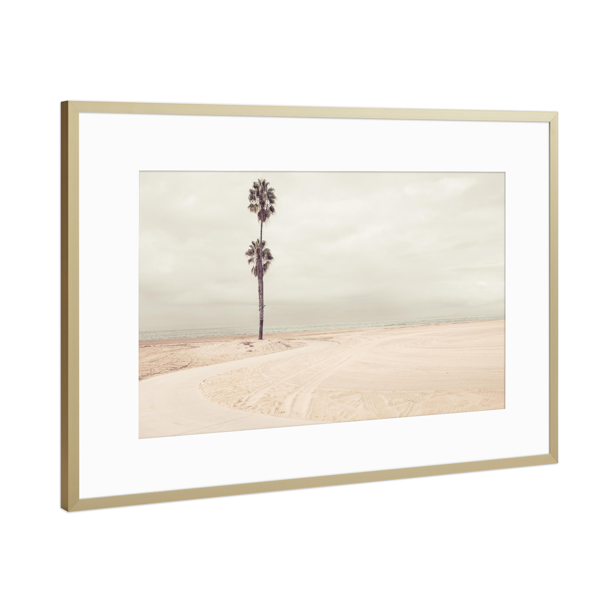Poster mit Rahmen Gold "STATES OF MIND #1" artboxONE - Natur,Reise,Reise / Strand und Meer
