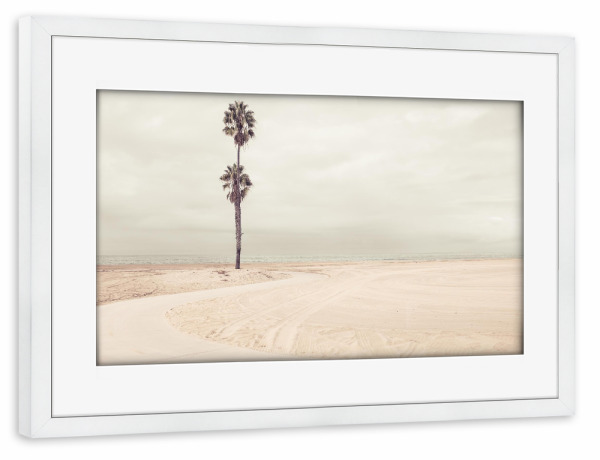 Poster mit Rahmen weiß "STATES OF MIND #1" artboxONE - Natur,Reise,Reise / Strand und Meer