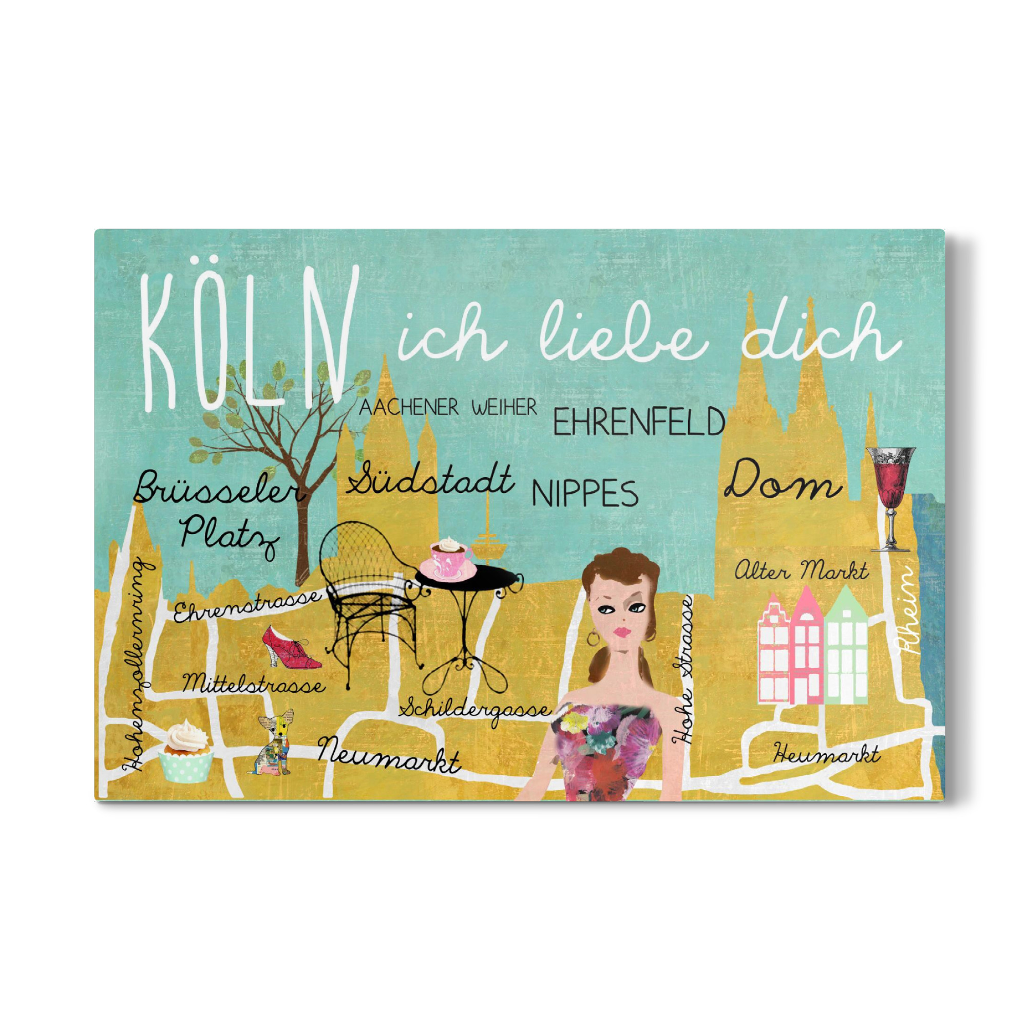 Galerie-Print "Köln - Ich Liebe Dich" 30x20 cm artboxONE