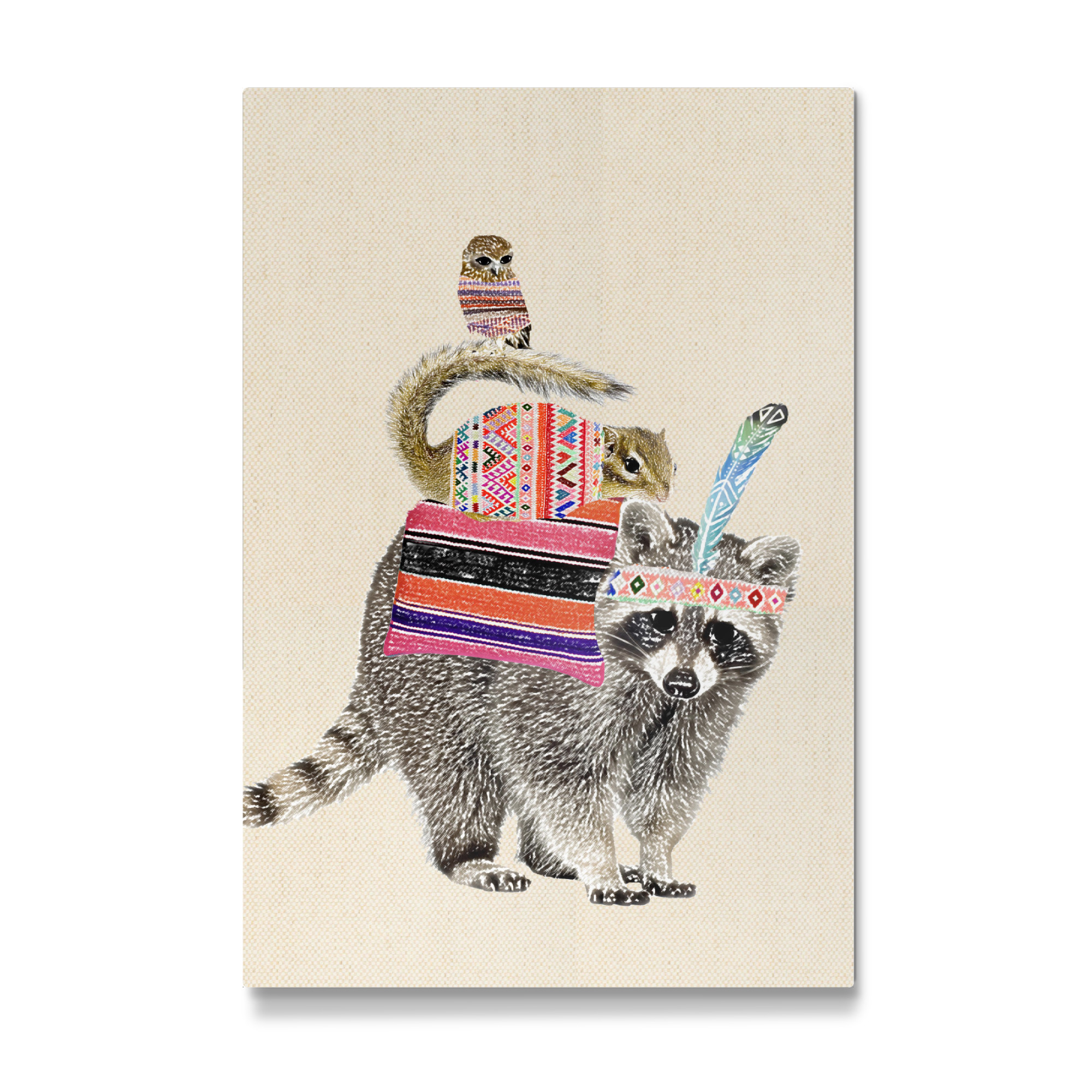 Galerie-Print "Waschbär" 75x50 cm artboxONE
